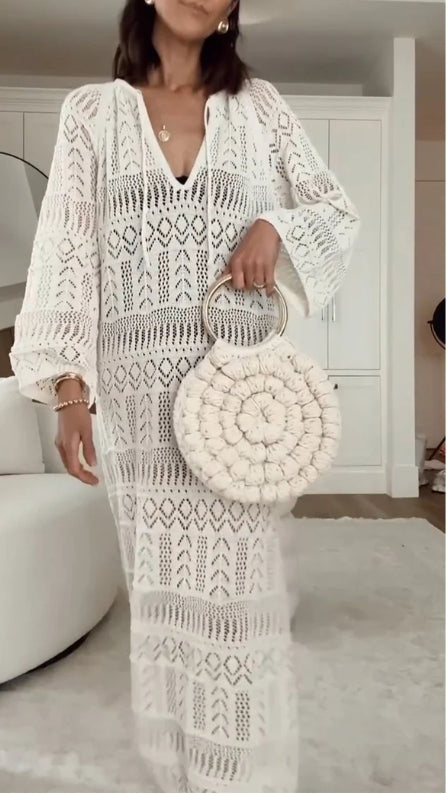 Vestido de malha para mulher 2025