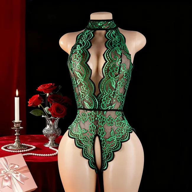 Body de renda sexy