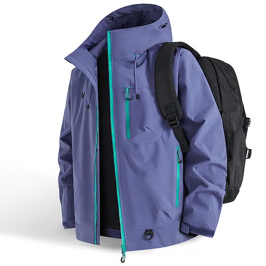 【S-3XL】🍁Casaco desportivo impermeável com capuz para uso no exterior