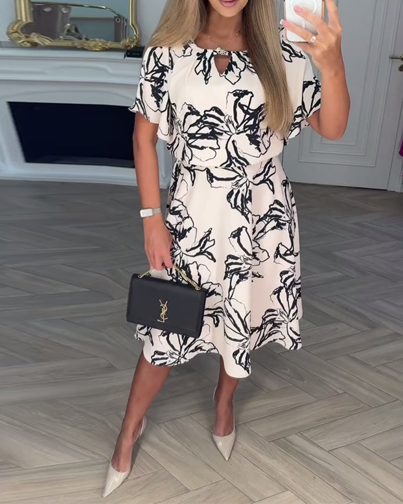 Vestido casual estampado