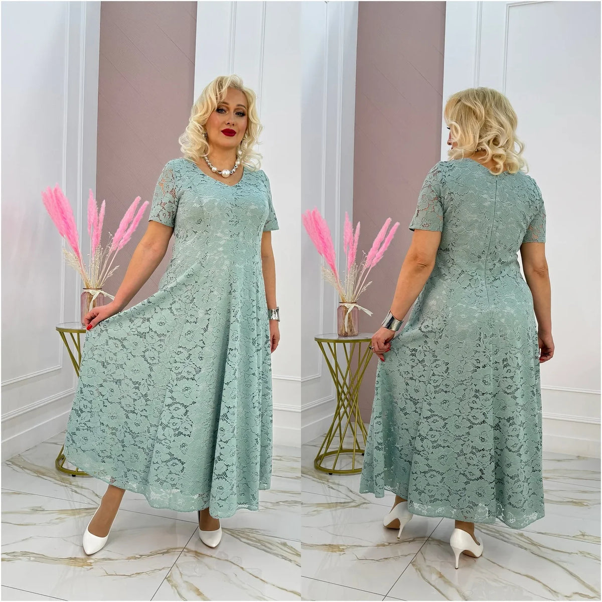 💖💖【S-5XL】2025 Vestido novo e elegante de alta qualidade