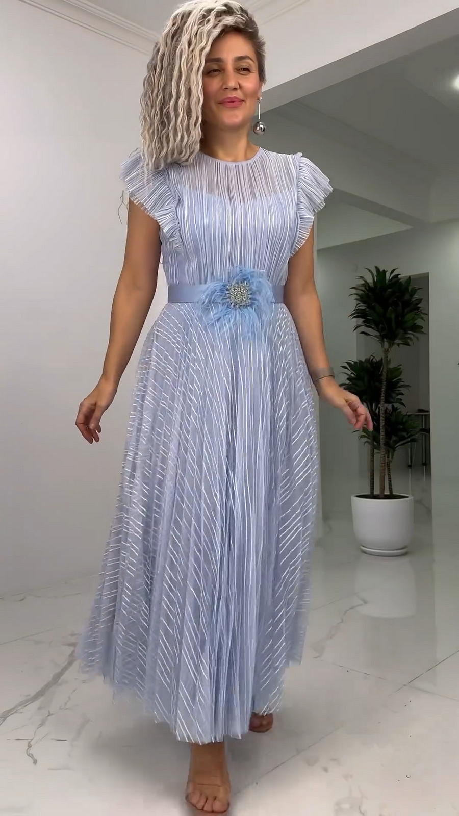 【S-5XL】🥰✨ Vestido de chiffon slim fit 2025