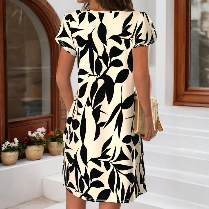 Vestido casual em estilo vintage