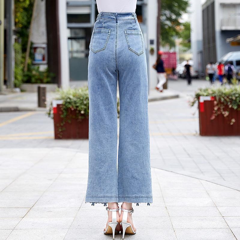 Novos jeans patchwork all-match 2025