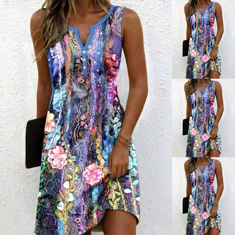 Vestido casual estampado