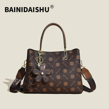 Bolsa de um ombro elegante e versátil com grande capacidade