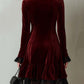 Vestido midi retro 2025