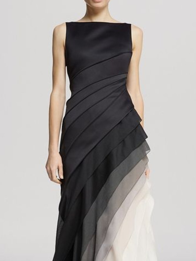 Vestido estampado casual elegante para mulher