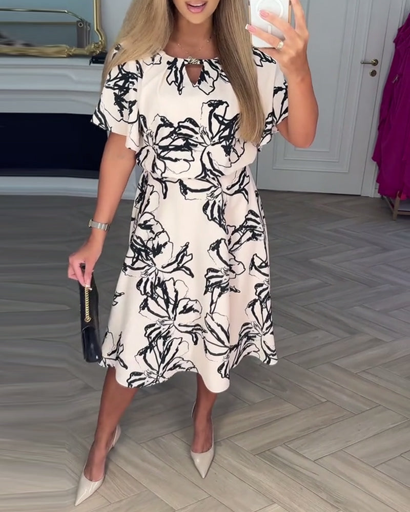 Vestido casual estampado