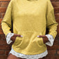 Sweatshirt de mulher de manga comprida