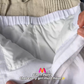 Calças largas de linho para mulher da moda para o verão