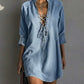 Vestido casual de ganga estiloso