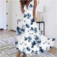 Vestido elegante sem mangas para mulher