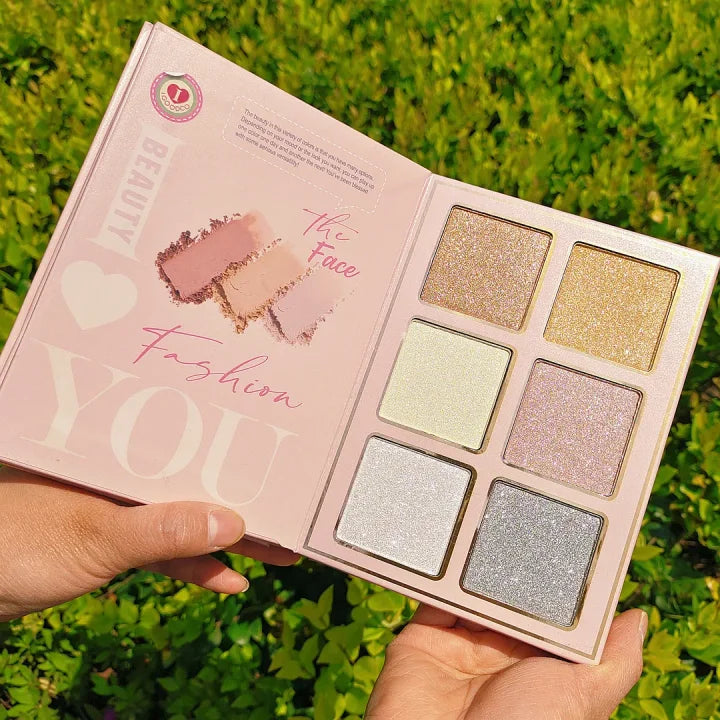 Livro de Maquilhagem 5 em 1, Paleta de Sombras