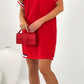 Vestido casual para mulher com cores contrastantes