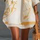 Elegante minivestido de renda com decote em V