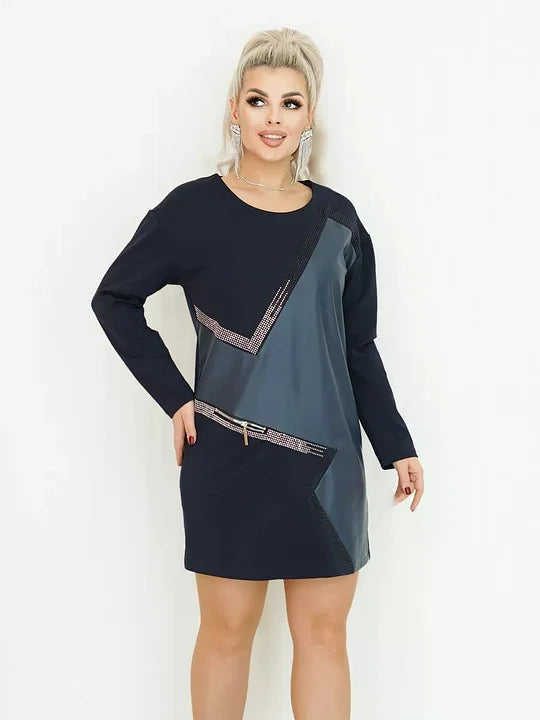 🔥【Produto mais vendido】👗💥Vestido elegante e moderno para o outono/inverno