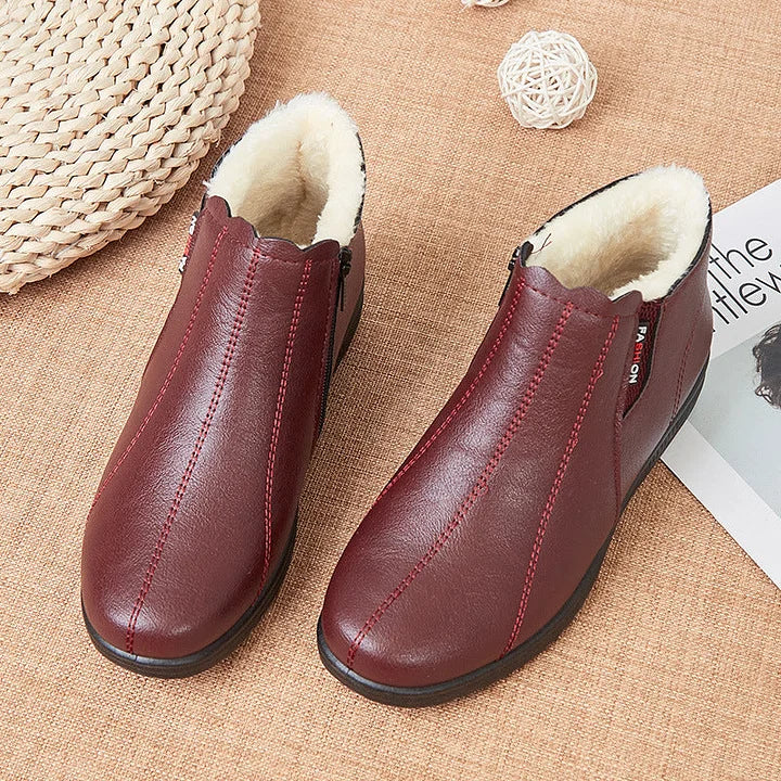🔥[35-41]🥾 Botas de pele elegantes e quentes para o inverno, com sola macia