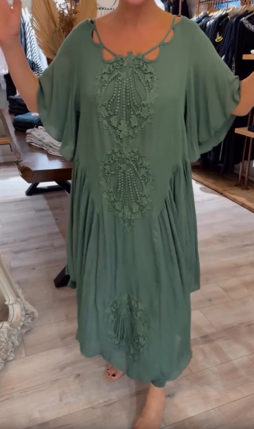 Vestido de verão feminino solto e confortável
