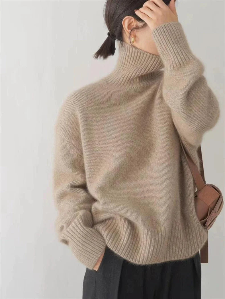 Camisola folgada com toque macio