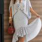 Conjunto de linho minimalista casual e aconchegante de duas peças