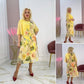 Vestido de verão para mulher com estampado floral