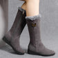 Botas quentes para mulher