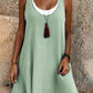 💃 Vestido Casual Solto Feminino Sem Mangas