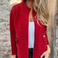 ⏳Oferta limitada⏰Blusão de senhora com gola alta e bolsos🧥