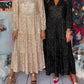 Vestido com mangas compridas