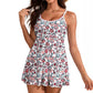 Fato de Banho Feminino Floral com Controlo de Abdômen