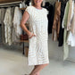 Tahlia™ - Vestido com estampado fino e gola redonda