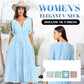 ⏰💃 Vestido Elegante de Cor Sólida para Mulher com Decote em V e Recortes
