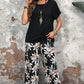 🌹Conjunto casual de senhora de duas peças com estampado