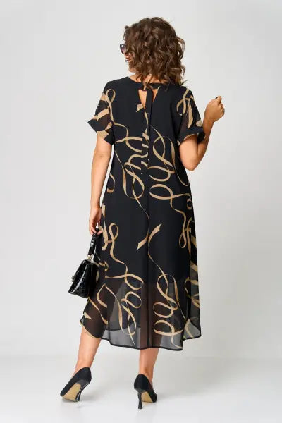 😎💃Novidades para o Verão💥[S-5XL]Vestido de Chiffon Plus Size | Confortável e Respirável