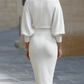 Vestido midi branco 2025