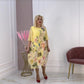 Vestido de verão para mulher com estampado floral