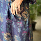Conjunto de cordão floral estampado em algodão