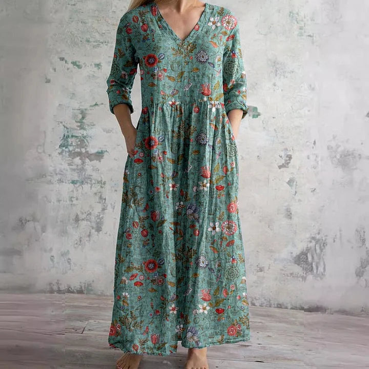 Vestido floral de verão 2026
