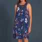 💥🔥 Vestido estampado sem mangas