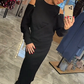 Vestido feminino de duas peças
