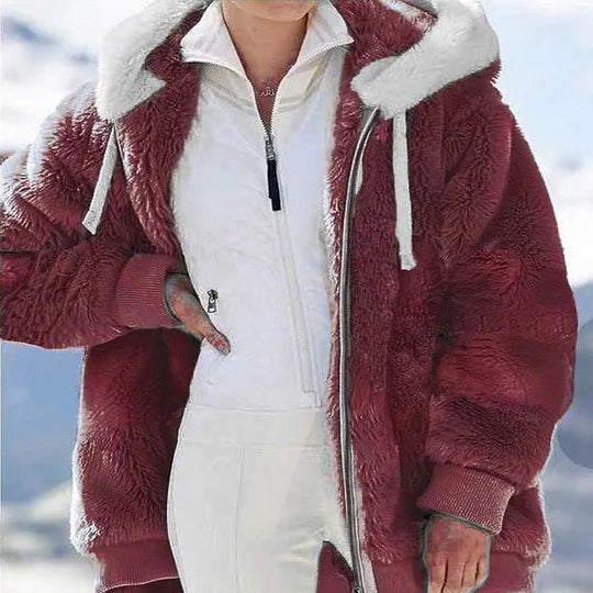 🔥Casaco polar com capuz e forro polar, sucesso de vendas✨