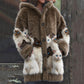 Cardigan com capuz Classy Fuzzy Cats Art Cozy Knit