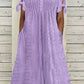 Vestido elegante com decote em V para mulher