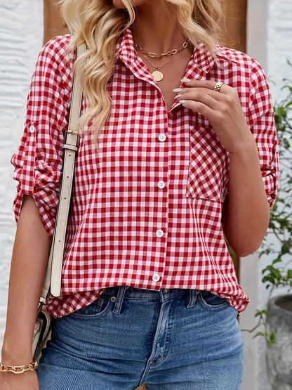 Camisa xadrez mulher 2025
