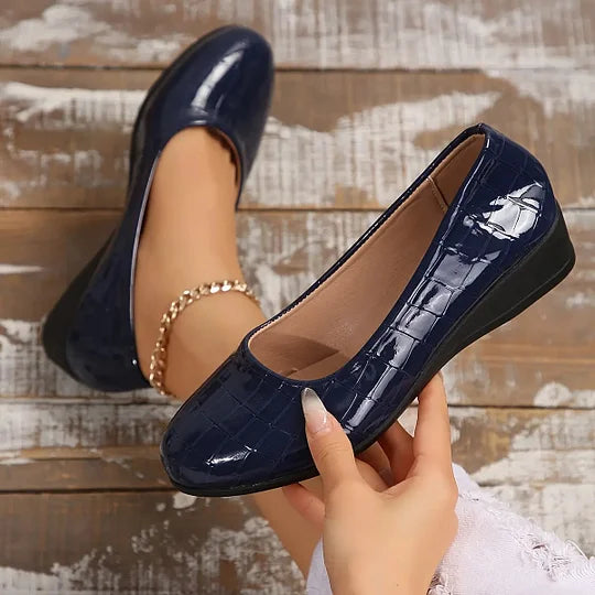 🔥Sapatos ortopédicos em pele para mulher leves, antiderrapantes e respiráveis