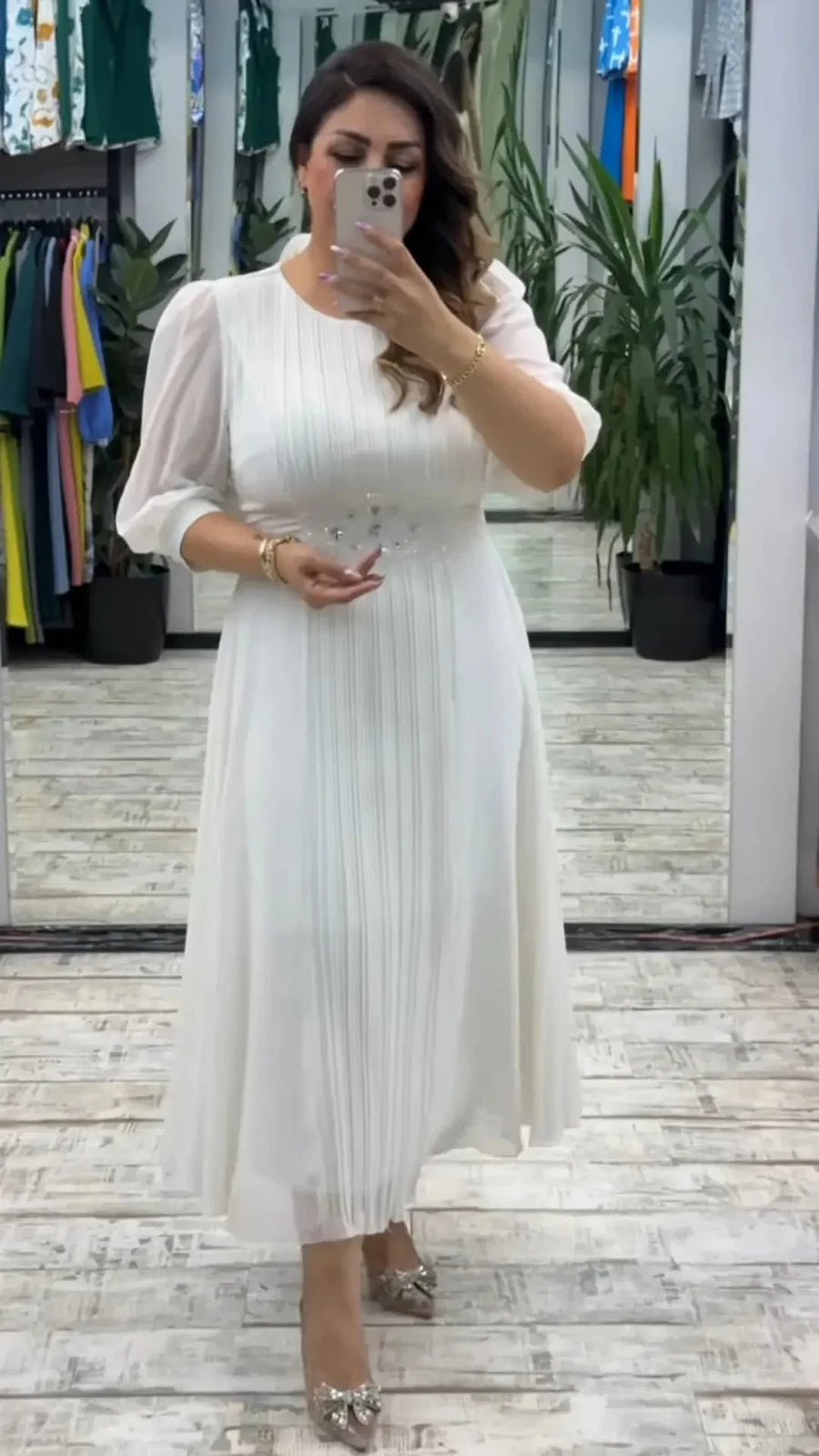 👗[S-5XL] Novo vestido da moda, design clássico, elegante e simples