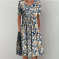 Vestido midi fluído