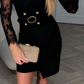 Vestido de menina com mangas de renda, modelo 2025