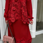 Conjunto de malha com renda